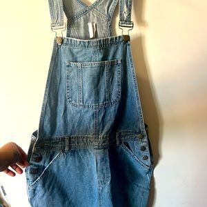 ASOS denim overall dress Size: 4